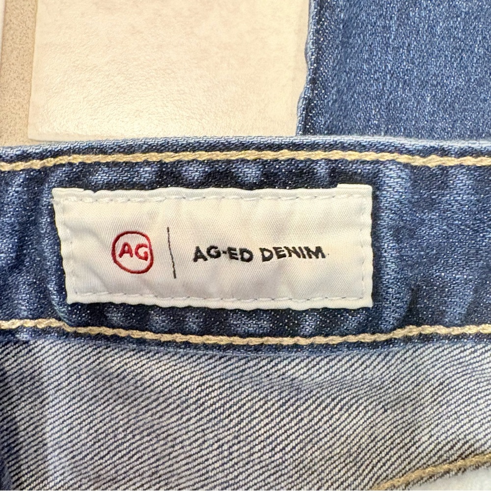 AG Adriano Goldschmeid Womens Ex-Boyfriend Mid
Rise Slouchy Slim 32R - Picture 4 of 6